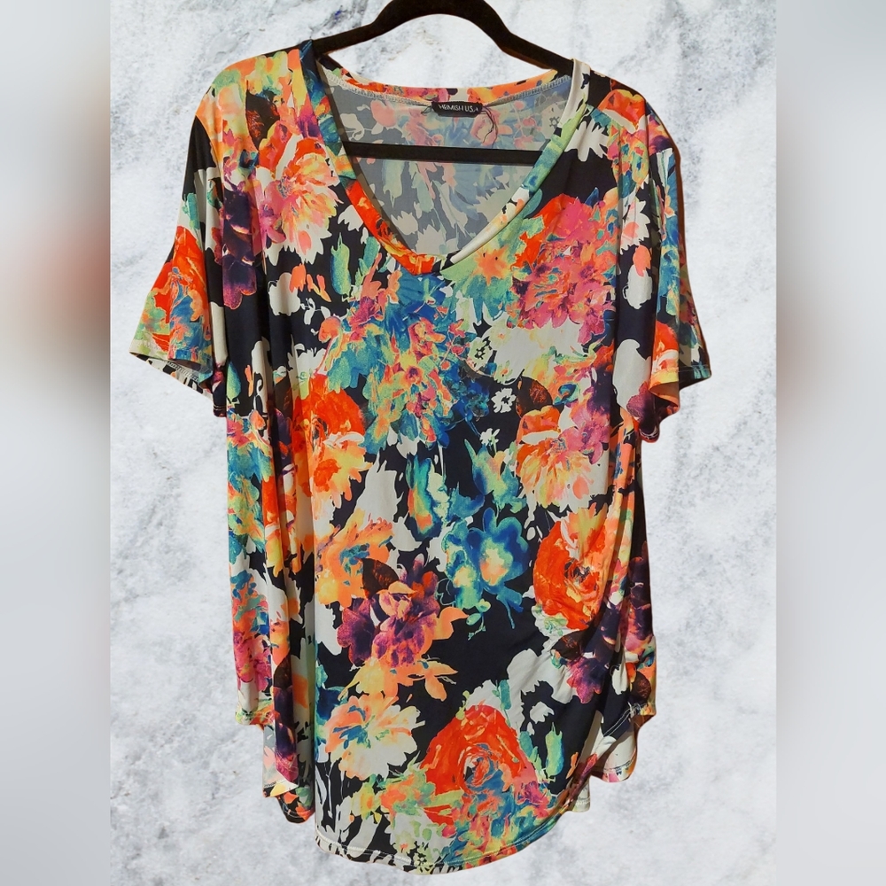 Gorgeous blouse, silky, 2xl